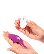 Natalie' Toy Box Shell Yeah! Remote Controlled Wearable Panty Vibrator - Purple