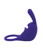 Natalie' Toy Box The Cock Hopper Cock Ring & Bullet Vibrator - Purple
