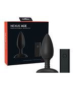Nexus Ace Remote Control Butt Plug - Black
