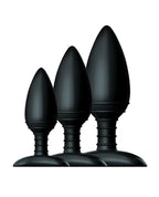 Nexus Butt Plug Trio Set 3 Solid Silicone Butt Plugs