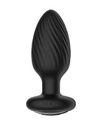 Nexus Tornado Rotating & Vibrating Butt Plug w/Remote - Black