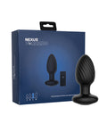 Nexus Tornado Rotating & Vibrating Butt Plug w/Remote - Black