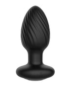 Nexus Tornado Rotating & Vibrating Butt Plug w/Remote - Black