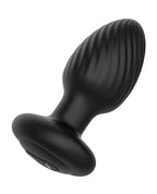 Nexus Tornado Rotating & Vibrating Butt Plug w/Remote - Black