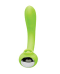 Space Lunar Licker Bendable Clitoral & G - Spot Vibe - Neon Green