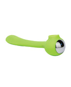 Space Lunar Licker Bendable Clitoral & G - Spot Vibe - Neon Green