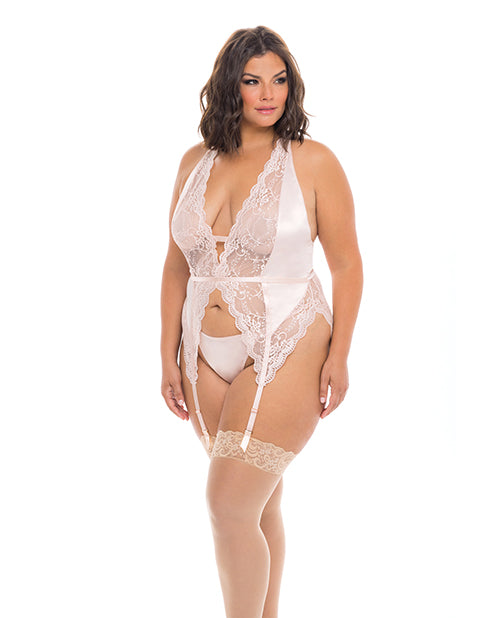 Noah Soft Cup Merrywidow w/Garter Straps & G - String Peach Whip