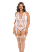 Noah Soft Cup Merrywidow w/Garter Straps & G - String Peach Whip
