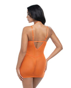 Presley Lace Babydoll w/G - String 2 pc Set - Dragon Fire Orange
