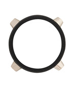 Rebel Cock Ring w/Studs - Black