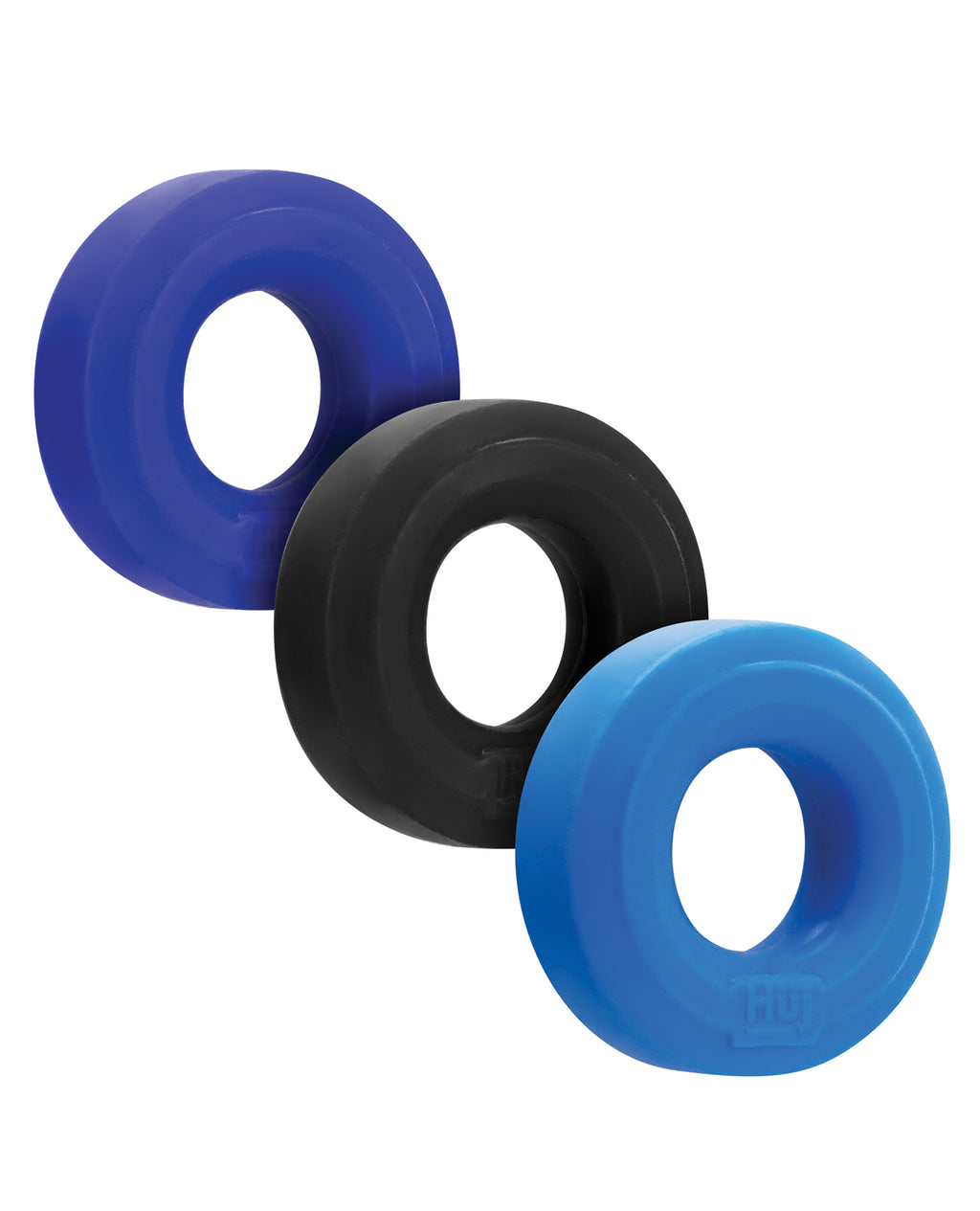 Hunky Junk C - Ring Multi Pack - Cobalt Pack of 3