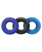 Hunky Junk C - Ring Multi Pack - Cobalt Pack of 3