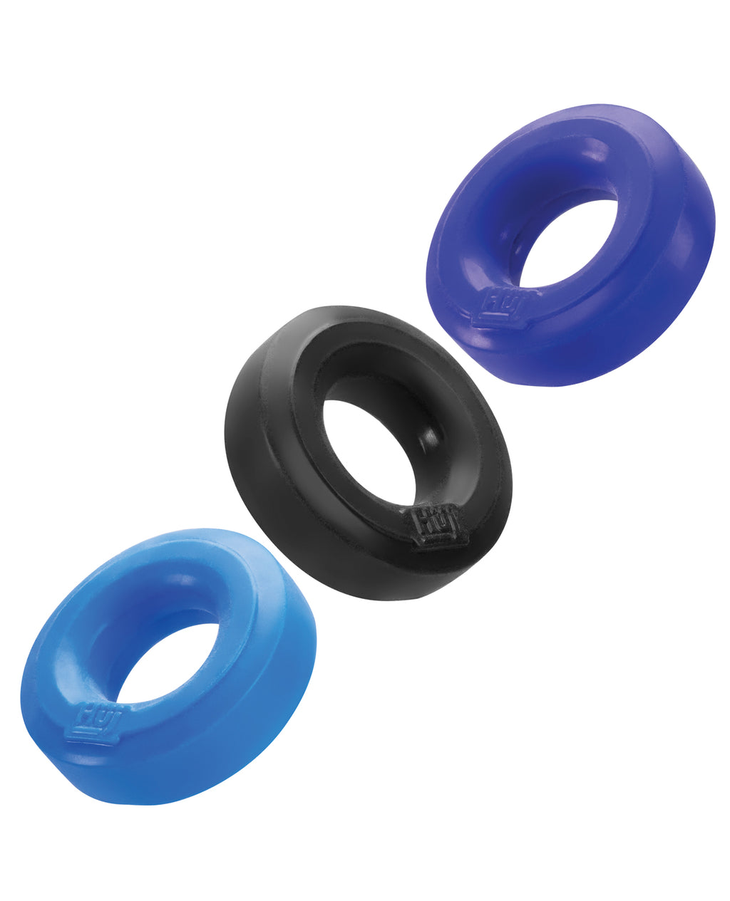 Hunky Junk C - Ring Multi Pack - Cobalt Pack of 3