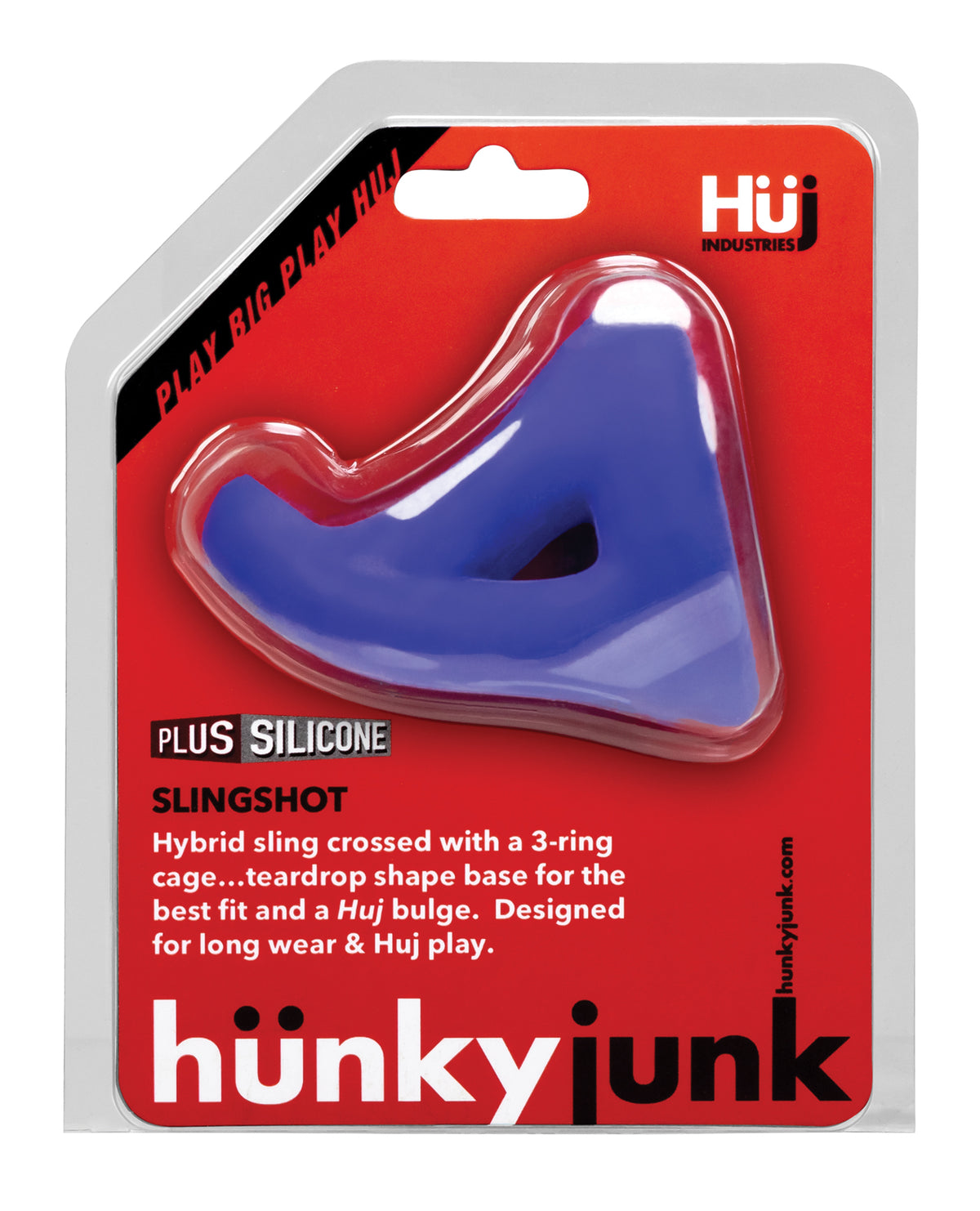 Hunky Junk Slingshot 3 Ring Teardrop - Cobalt