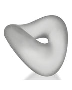 Hunky Junk Form Cock Ring - Clear Ice
