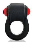 Hunky Junk Revring Cock Ring w/Vibe - Tar w/Red Vibe