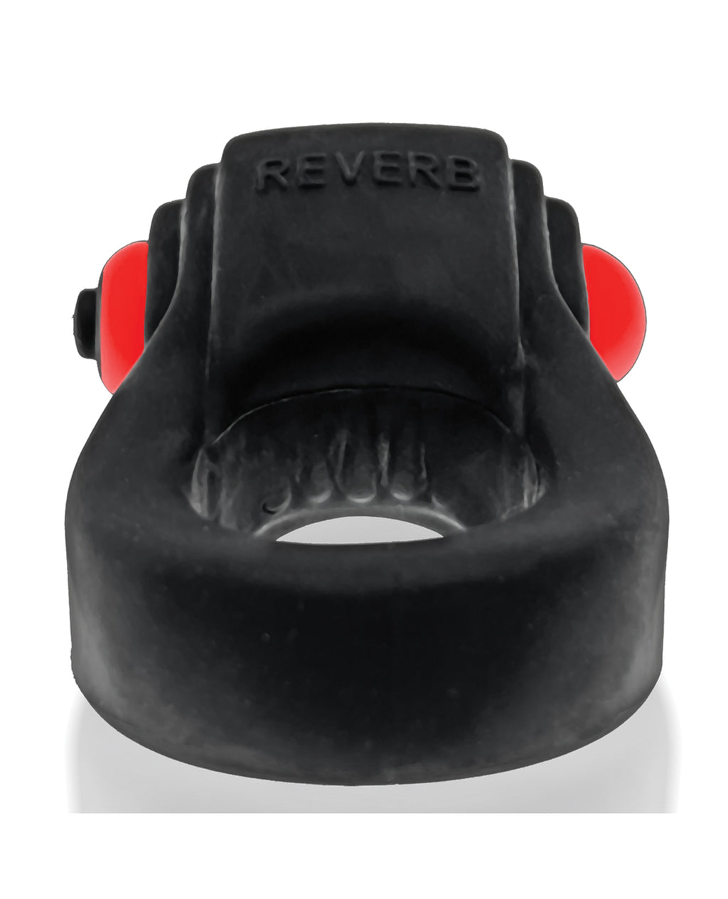 Hunky Junk Revring Cock Ring w/Vibe - Tar w/Red Vibe