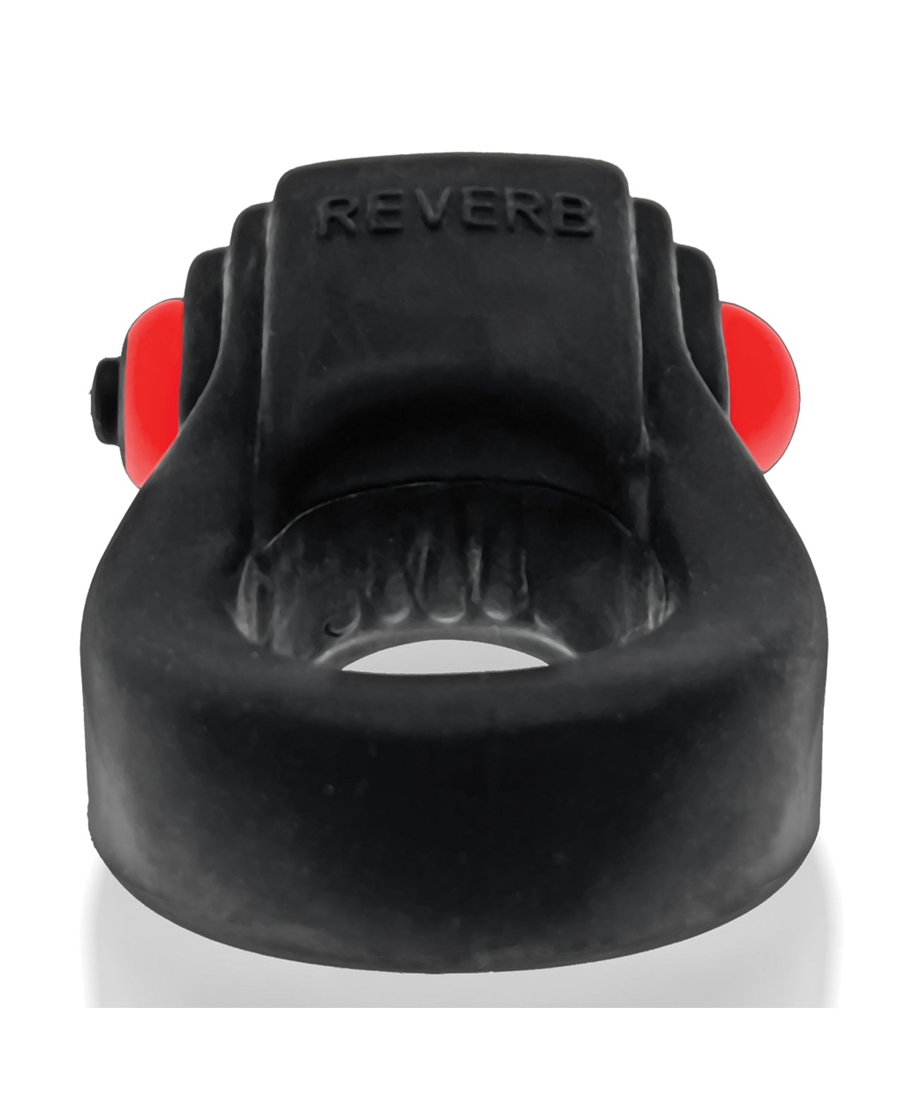 Hunky Junk Revring Cock Ring w/Vibe - Tar w/Red Vibe