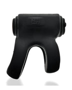 Hunky Junk Revhammer Shaft Vibe Ring - Tar Ice w/Red Vibe