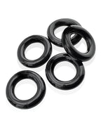 Hunky Junk Jacker 5 Pack Cockrings - Black