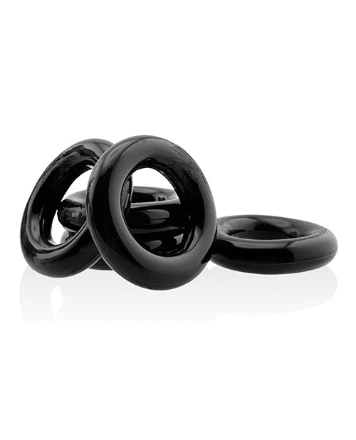 Hunky Junk Jacker 5 Pack Cockrings - Black