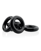 Hunky Junk Jacker 5 Pack Cockrings - Black