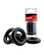Hunky Junk Jacker 5 Pack Cockrings - Black