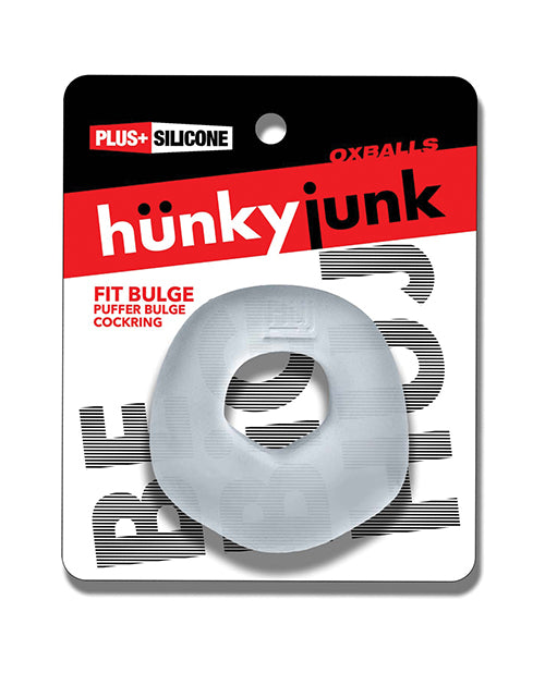Hunky Junk Fit Bulge Hung - Style Cockring - Clear Steam