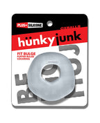 Hunky Junk Fit Bulge Hung - Style Cockring - Clear Steam
