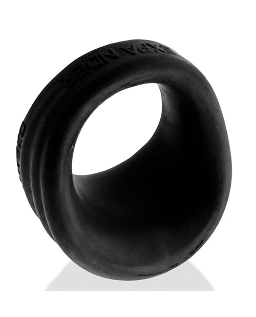 Hunky Junk Expander Slimmer Scoop Cockring - Black Fog