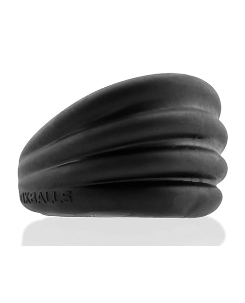 Hunky Junk Expander Slimmer Scoop Cockring - Black Fog