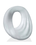 Hunky Junk Expander Slimmer Scoop Cockring - Clear Steam