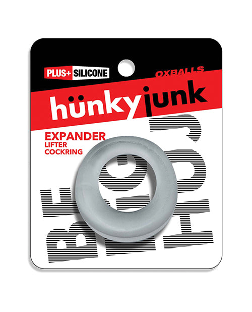 Hunky Junk Expander Slimmer Scoop Cockring - Clear Steam