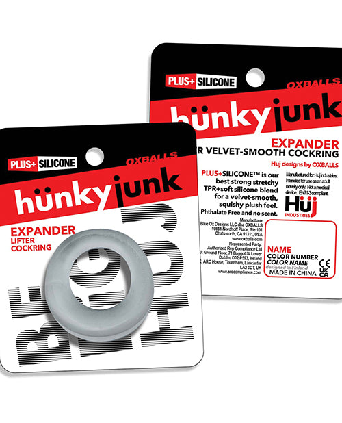 Hunky Junk Expander Slimmer Scoop Cockring - Clear Steam