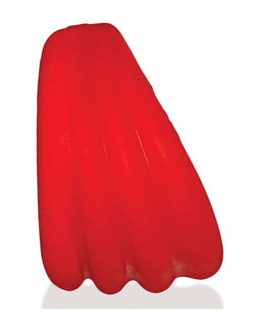 Hunky Junk Expander Slimmer Scoop Cockring - Red Velvet