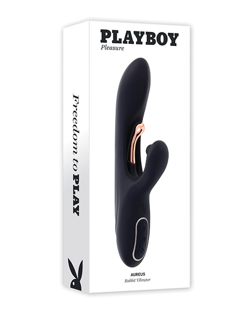 Playboy Pleasure Aureus Dual G - Spot Vibrator - Black