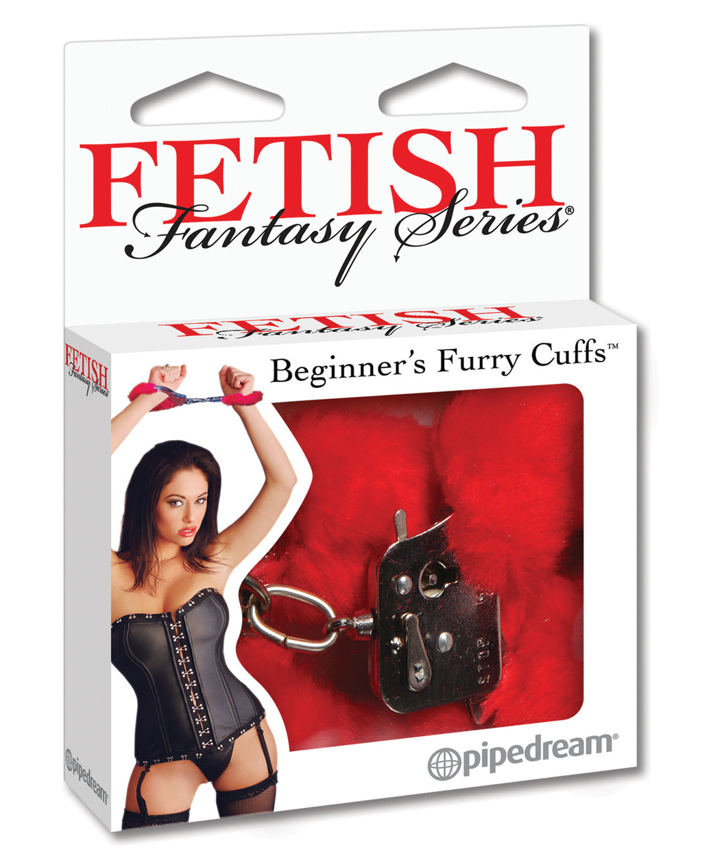 Fetish Fantasy Series Beginner' Furry Cuffs - Red