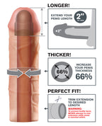 Fantasy X - tensions Mega 2" Extension - Flesh