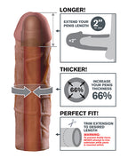 Fantasy X - tensions Mega 2" Extension - Brown