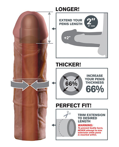 Fantasy X - tensions Mega 2" Extension - Brown