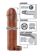 Fantasy X - tensions Perfect 2" Extension w/Ball Strap - Brown