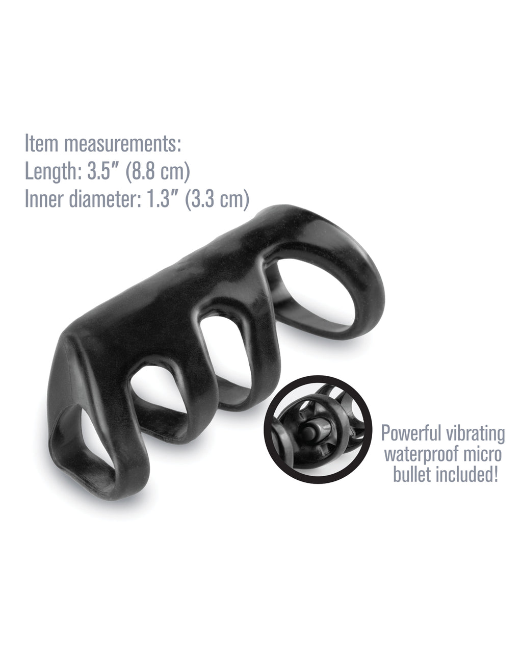 Fantasy X - tensions Vibrating Power Cage - Black