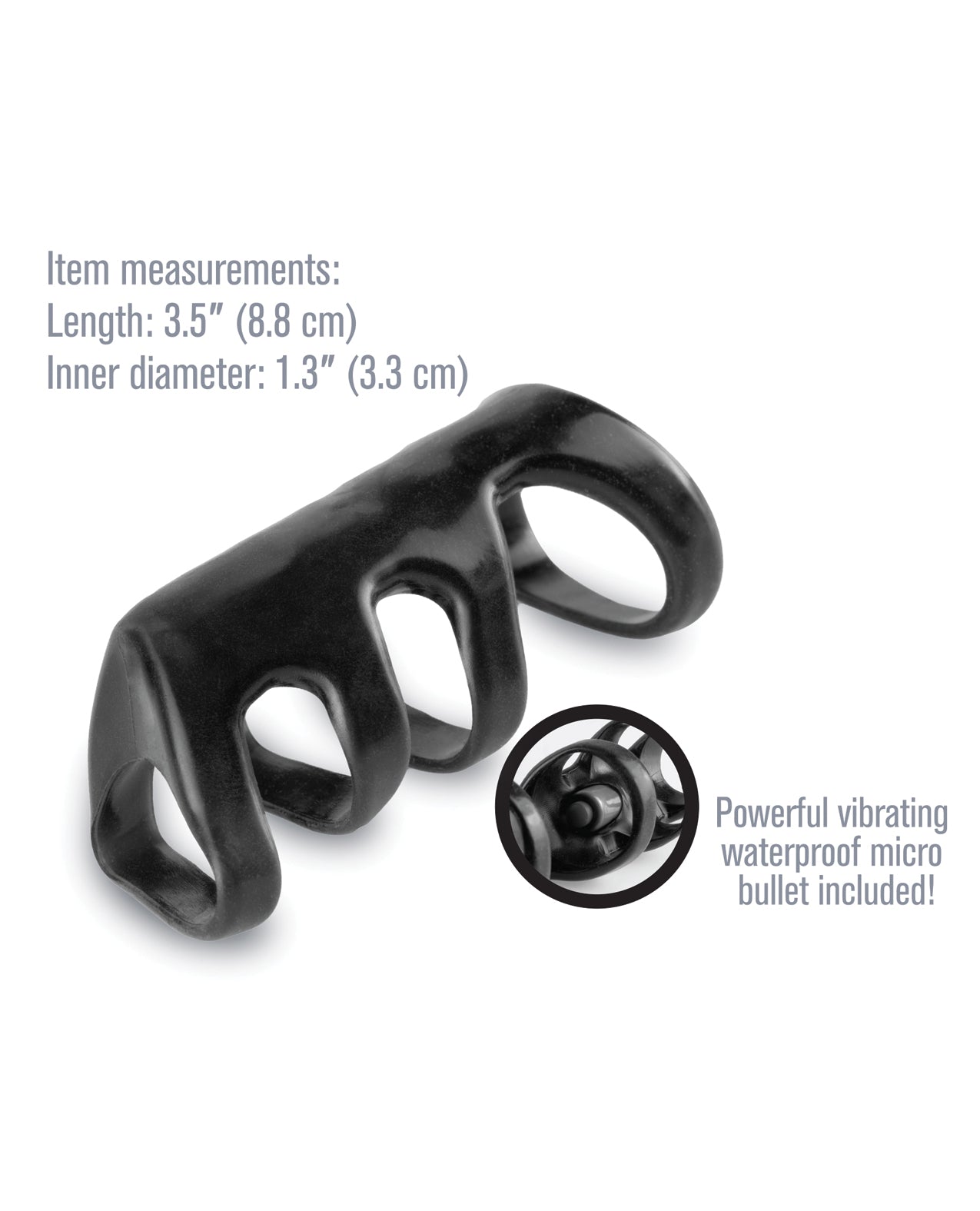 Fantasy X - tensions Vibrating Power Cage - Black