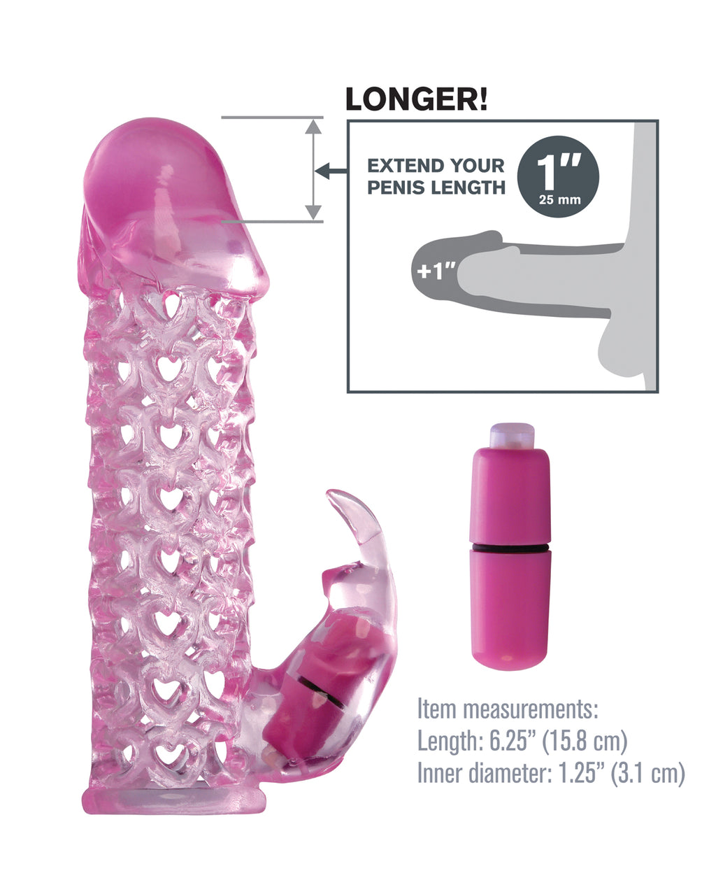 Fantasy X - tensions Vibrating Couples Cage - Pink
