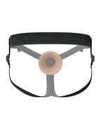 Fantasy X - Tensions Elite 9" Silicone Hallow Strap - On Dual Density - Brown