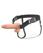 Fantasy X - Tensions Elite 6" Vibrating Hollow Strap - On - Light
