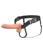 Fantasy X - Tensions Elite 7" Vibrating Hollow Strap - On - Light