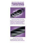 Anal Fantasy Elite Twist Ecstasy - Black