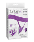 Fantasy For Her Ultimate G - Spot Butterfly Strap On - Purple