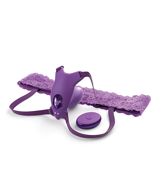 Fantasy For Her Ultimate G - Spot Butterfly Strap On - Purple